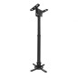 Soporte de Techo para Proyector TooQ PJ3030TN-B- Inclinable-Giratorio-Nivelable- hasta 20kg