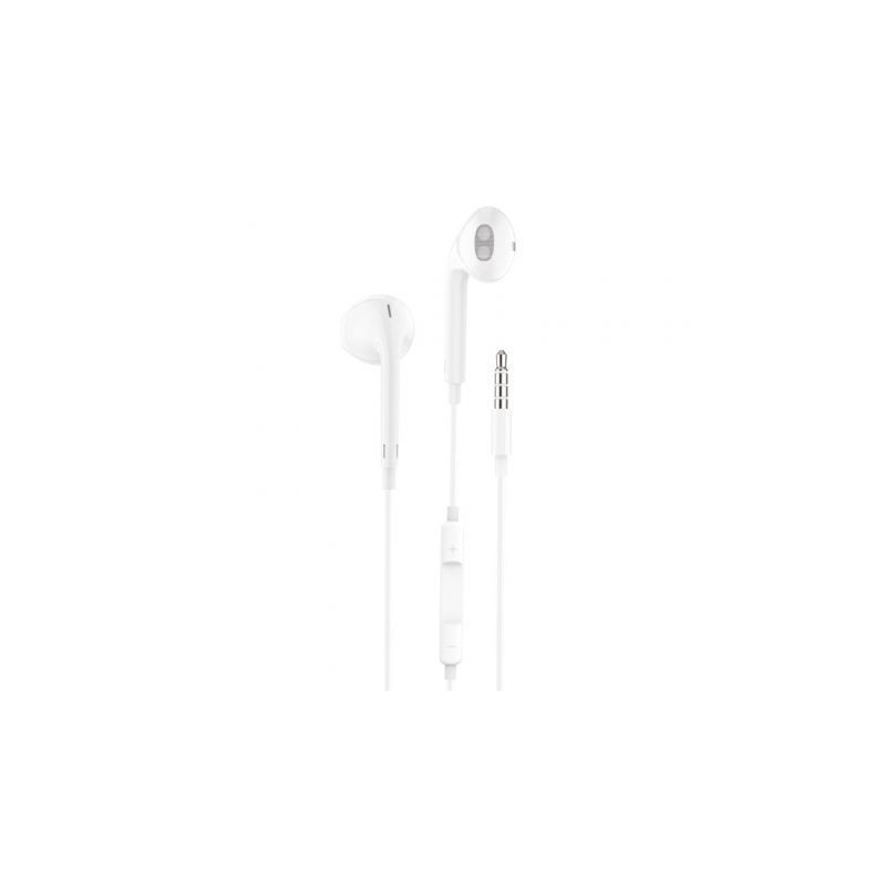 Auriculares Tech One Tech earTECH TEC1001- con Micrófono- Jack 3-5- Blancos