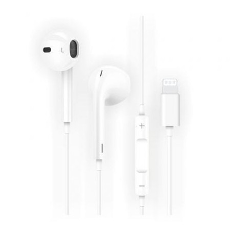 Auriculares Tech One Tech earTECH HIP TEC1201- con Micrófono- Lightning- Blancos