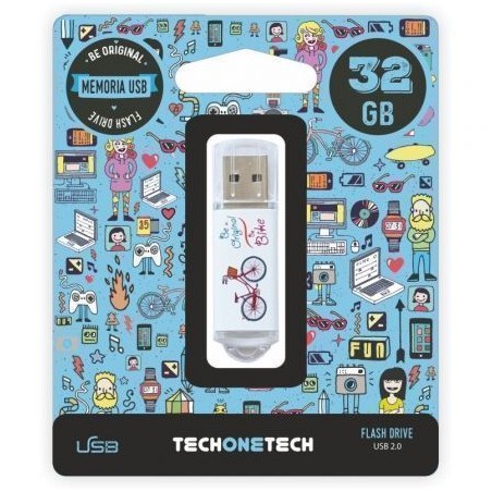 Pendrive 32GB Tech One Tech Be Bike USB 2-0