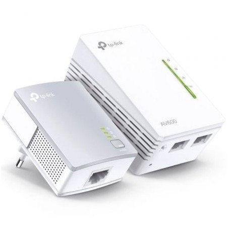 Adaptador Powerline TP-Link WPA4221KIT 600Mbps- Alcance 300m- Pack de 2