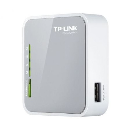 Router Inalámbrico 3G TP-Link TL-MR3020 150Mbps- 2-4GHz- 1 Antena- WiFi 802-11n-g-b