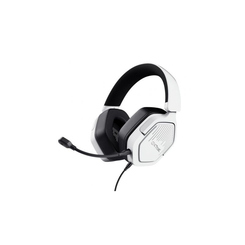 Auriculares Gaming con Micrófono Trust Gaming GXT 492W Carus- Jack 3-5- Blancos