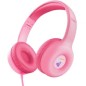 Auriculares Infantiles Trust Nouna Kids- con Micrófono- Rosas