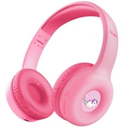 Auriculares Infantiles Inalámbricos Trust Nouna Kids- con Micrófono- Rosas