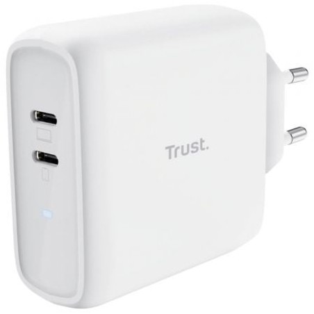 Cargador de Pared Trust Maxo 65W 2P- 2xUSB Tipo-C- 65W