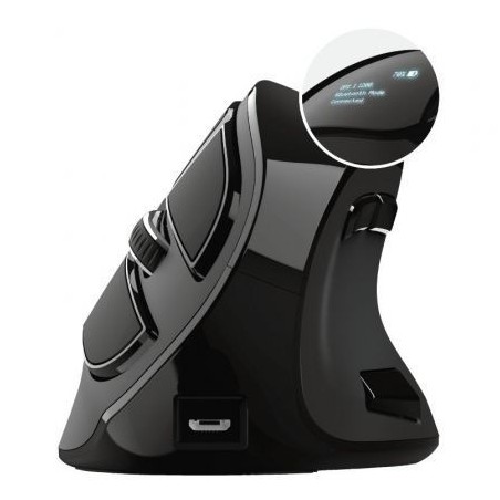 Ratón Ergonómico Inalámbrico por Bluetooth Trust Voxx- Hasta 2400 DPI