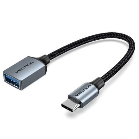 Cable USB 2-0 Tipo-C Vention CCXHB- USB Tipo-C Macho - USB Hembra- 15cm