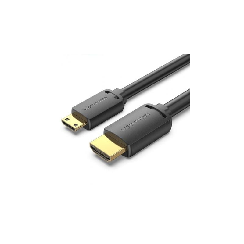 Cable HDMI 4K Vention AGHBF- HDMI Macho - Mini HDMI Macho- 1m- Negro