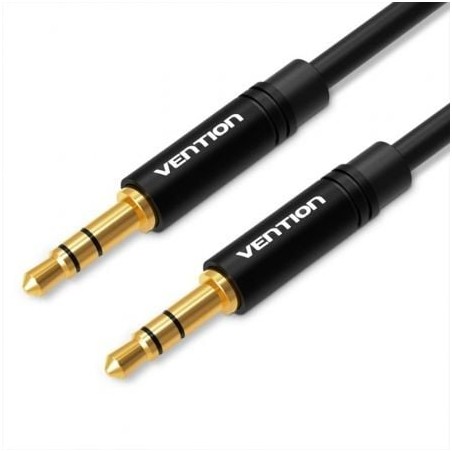 Cable Estéreo Vention BAKBD- Jack 3-5 Macho - Jack 3-5 Macho- 50cm- Negro