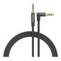 Cable Audio Vention BAZBH- Jack 3-5 Macho - Jack 3-5 Macho- 2m- Negro