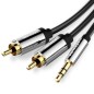 Cable Estéreo Vention BCFBI- Jack 3-5 Macho - 2x RCA Macho- 3m- Negro