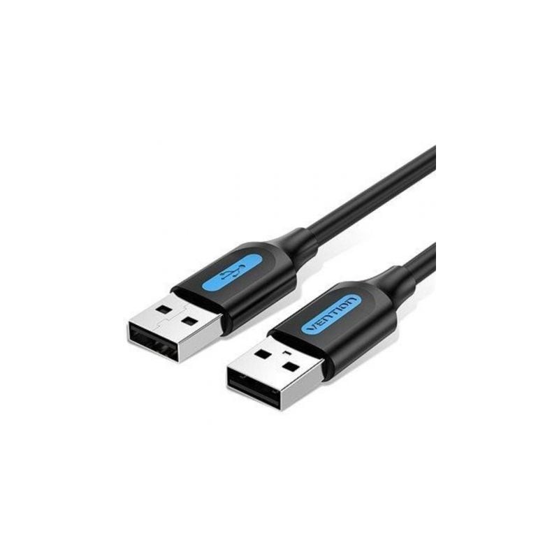 Cable USB 2-0 Vention COJBH- USB Macho - USB Macho- 2m- Negro