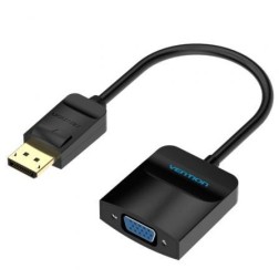 Conversor Vention HBFBB- DisplayPort Macho - VGA Hembra- 15cm- Negro