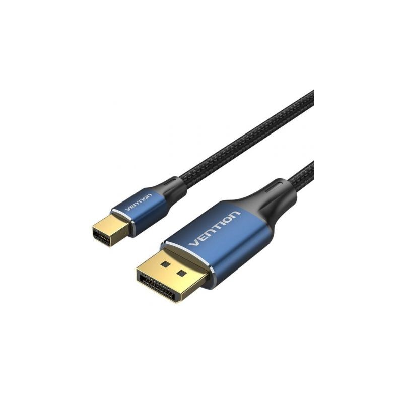 Cable Conversor DisplayPort 1-4 8K Vention HCFLH- DisplayPort Macho - Mini DisplayPort Macho- 2m- Negro y Azul