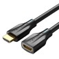 Cable Alargador HDMI 8K Vention AHBBF- HDMI Macho - HDMI Hembra- 1m- Negro