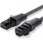 Cable de Red RJ45 UTP Vention IBABQ Cat-6- 20m- Negro