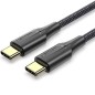 Cable USB 2-0 Tipo-C 3A Vention TAUBH- USB Tipo-C Macho - USB Tipo-C Macho- 2m- Negro