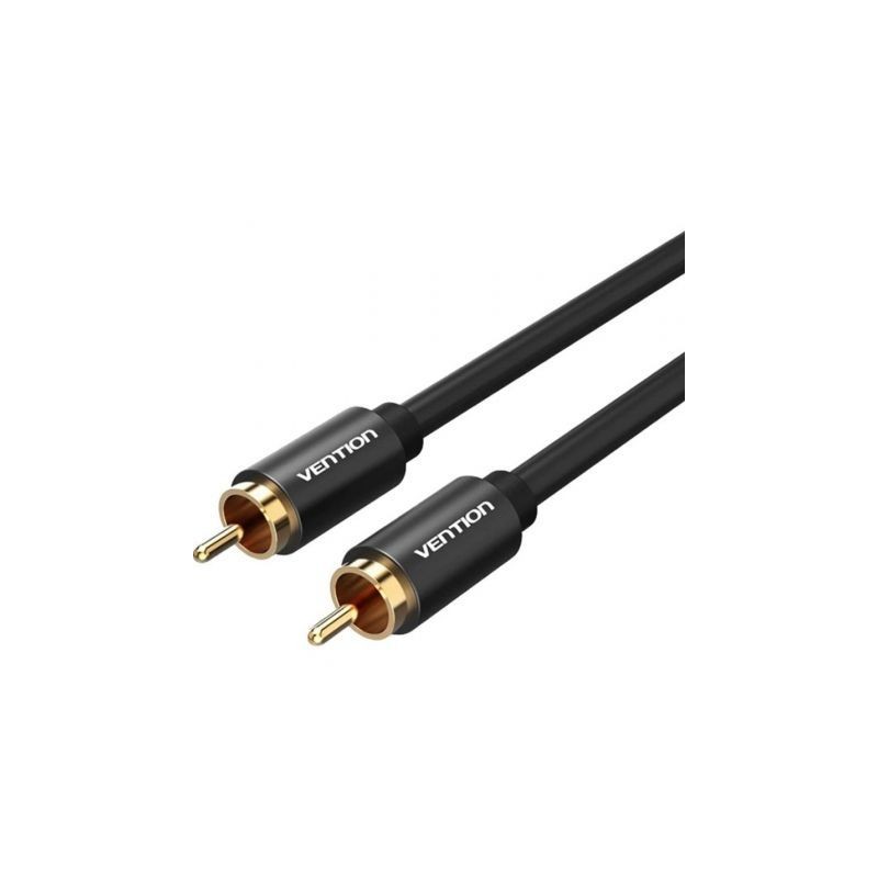 Cable Estéreo Vention VAB-R09-B150- RCA Macho - RCA Macho- 1-5m- Negro