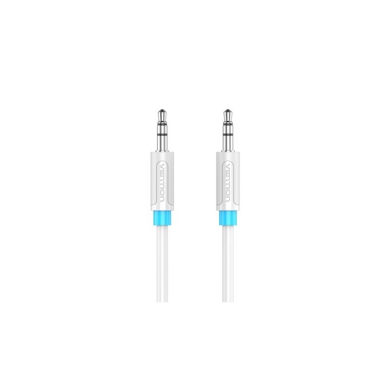 Cable Estéreo Vention VAS-A65-W080- Jack 3-5 Macho - Jack 3-5 Macho- 80cm- Blanco