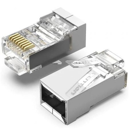 Conector RJ45 Vention IDAR0-50- Cat-5e- 50 uds