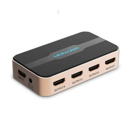 Duplicador DHMI Vention ACCG0-EU- 4x HDMI Hembra - HDMI Macho