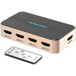 Duplicador Vention ACDG0- 5xHDMI Hembra - HDMI Macho