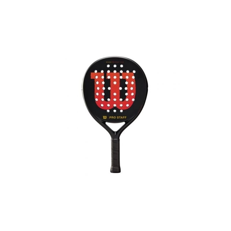 Pala de Pádel Wilson Pro Staff Team V2- Negra y Roja