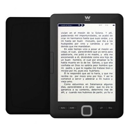 Libro electrónico Ebook Woxter Scriba 195- 6"- tinta electrónica- Negro