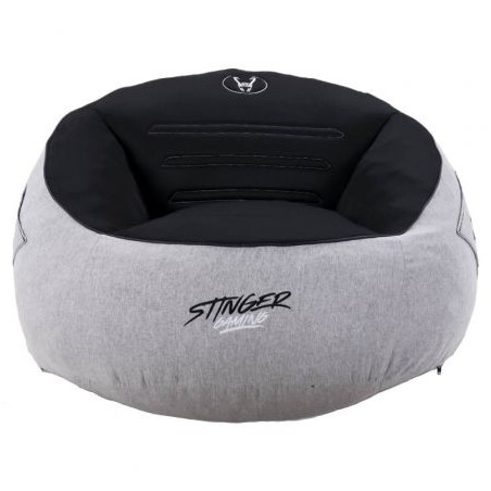 Puff Woxter Stinger Gaming- con relleno- Gris y Negro