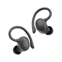 Auriculares Deportivos Bluetooth Muvit iO Smart True Wireless Sport ENC con estuche de carga- Autonomía 6h- Negros