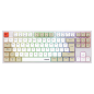 Teclado gaming royal pbt mecanico blanco