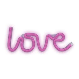 Lampara forever neon led love pink