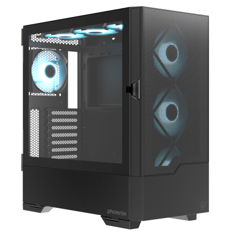 Caja gaming phoenix ember atx doble