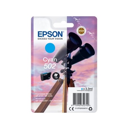 Cartucho tinta epson t02v240 502 cian