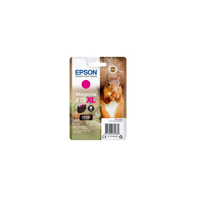 Cartucho tinta epson c13t37934010 singlepack magenta