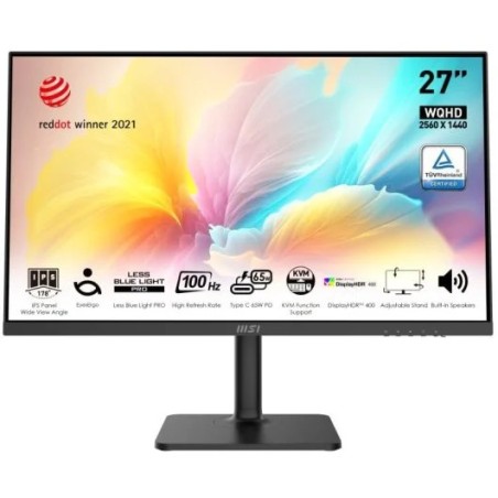 Monitor msi 27pulgadas md272qxp ips wqhd