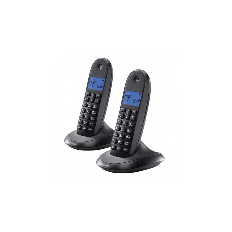 TELÉFONO INALÁMBRICO DECT DIGITAL MOTOROLA C1002LB+