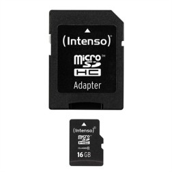 Tarjeta microsd intenso 16gb cl10 +