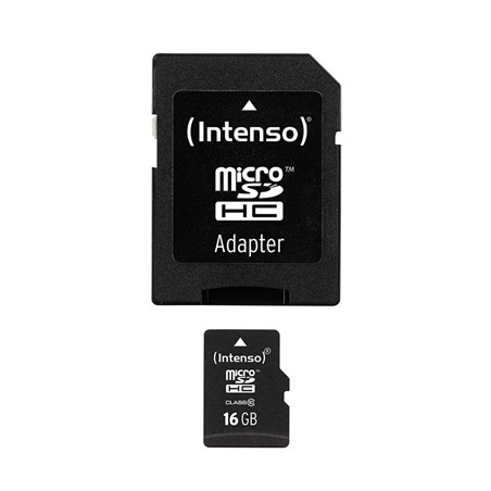 Tarjeta microsd intenso 16gb cl10 +