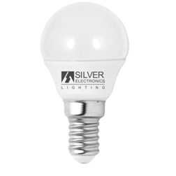 Bombilla led silver electronic eco esferica