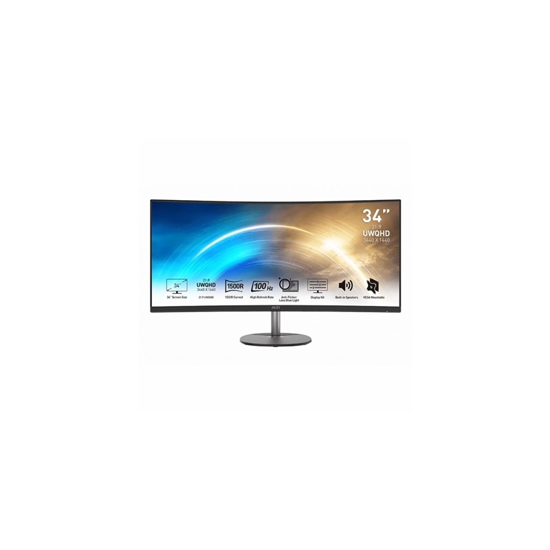 Monitor led 34pulgadas msi mp341cq dp