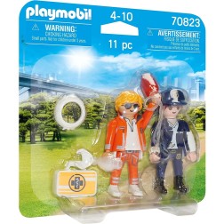 Playmobil duo pack doctor y policia