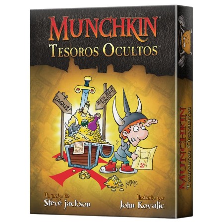 Juego mesa munchkin tesoros ocultos pegi