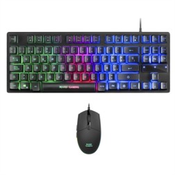 Pack Gaming Mars Gaming MCPTKLES- Teclado + Ratón Óptico