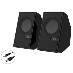 Altavoces conceptronic bjorn02b 6w negro