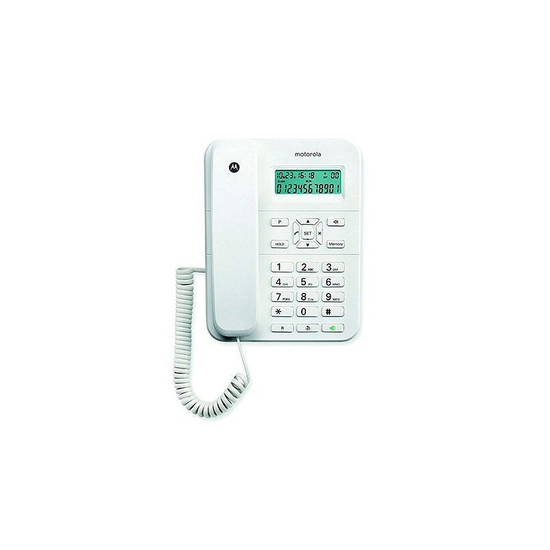 Telefono motorola ct202 blanco con display