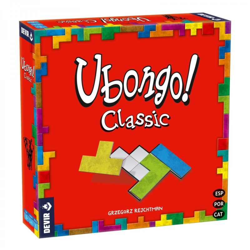 Juego mesa devir ubongo versión trilingüe