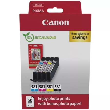 Multipack tinta canon cli 581 bk