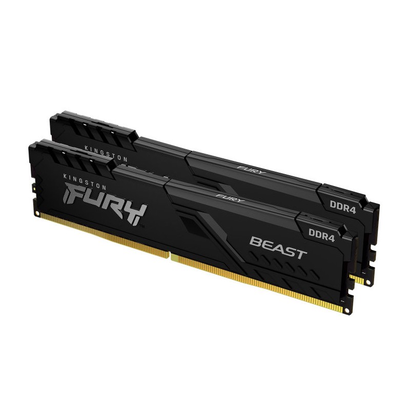 DDR4 KINGSTON 2X8GB 3600 FURY BEAST NEGRO